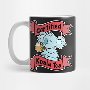 Certified Koala Tea Fun Pun Design Mug